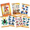 Linha Junior - Caderno de modelos adicionais para blocos de montar Morphun (Folhas Soltas)